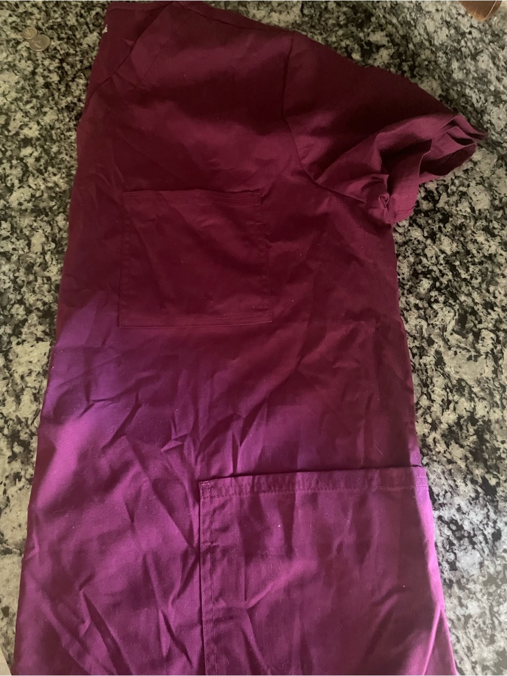 Scrubstar scrub top with pockets